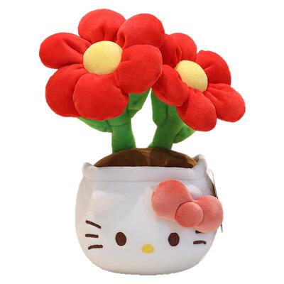 正版hellokitty玩偶花束女生桌伴