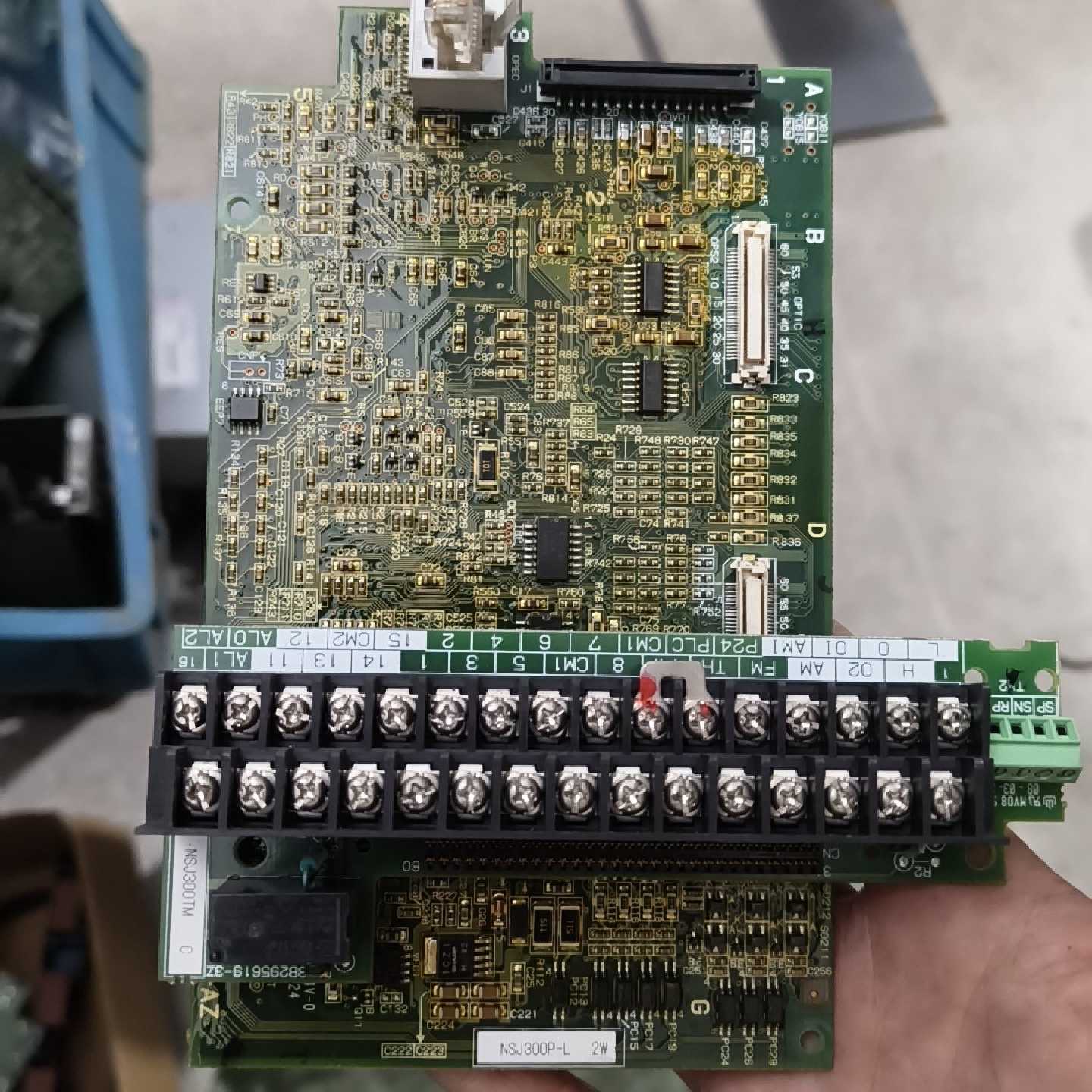 议价-日立变频器NSJ300P-L主板 一块  带接线