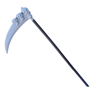 万圣节兵器道具 成人儿童玩具演出用品塑料恶魔三角红叉 死神镰刀