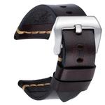 意大利植鞣牛皮表带真皮男女代用沛纳海天梭浪琴欧米茄劳力士美度