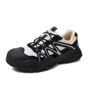 劳保鞋女款2025新款四季轻便透气钢包头绝缘久站不累防滑防砸鞋女