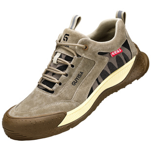 古伊萨劳保鞋男款士绝缘10KV轻便防砸防刺穿电工钢头带钢板工地鞋