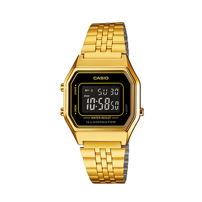 卡西欧时尚电子小方块情侣手表