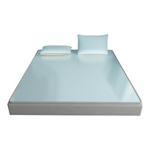 夏季冰丝凉席床笠款可机洗夏天凉感床垫三件套2026新款a类软席子