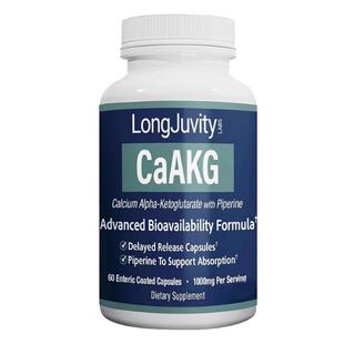 美国LongJuvity实验室AKG补充剂α-酮戊二酸钙AKG肠溶calcium