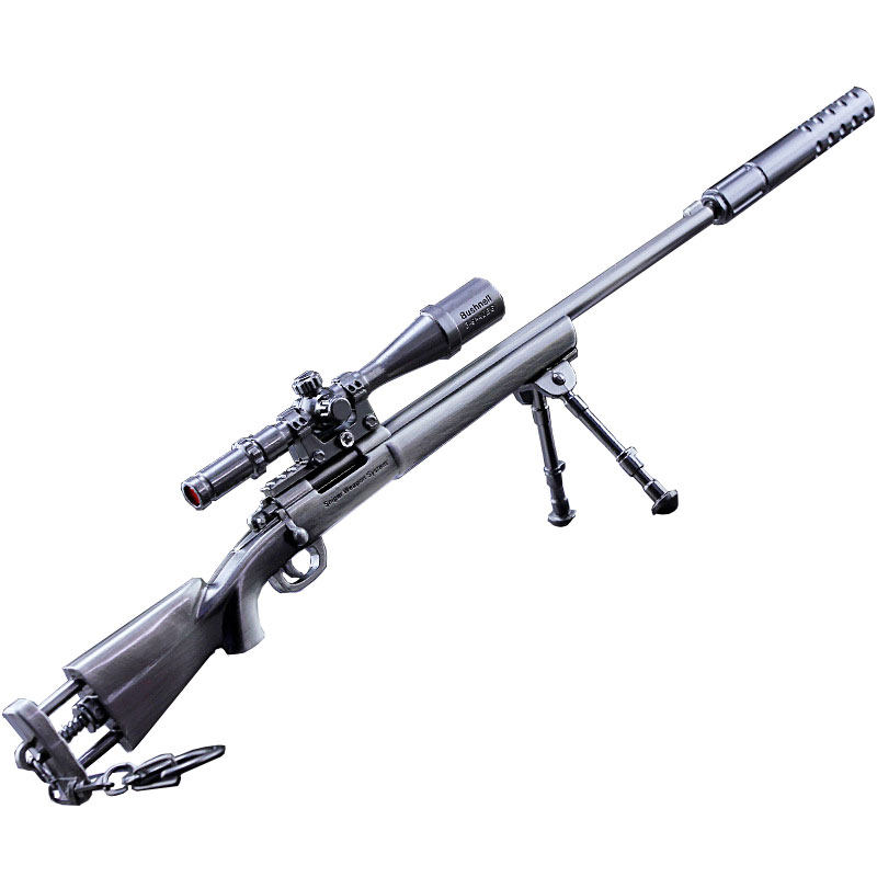 M24狙击抢绝地求生合金武器仿真98K模型玩具全金属枪大号吃鸡摆件