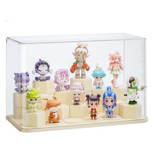 labubu展示盒透明亚克力架子拉布布搪胶娃公仔泡泡玛特手办展示柜