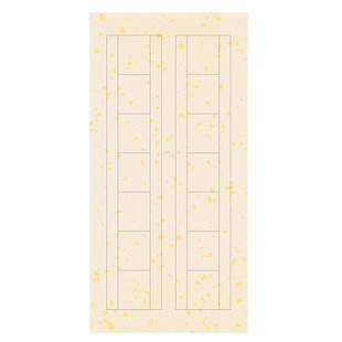 四尺四开蜡染楹联空白手写书法专用宣纸仿明清对联毛笔隶书篆书加厚半生半熟 14言 国展作品条屏瓦当双排七言