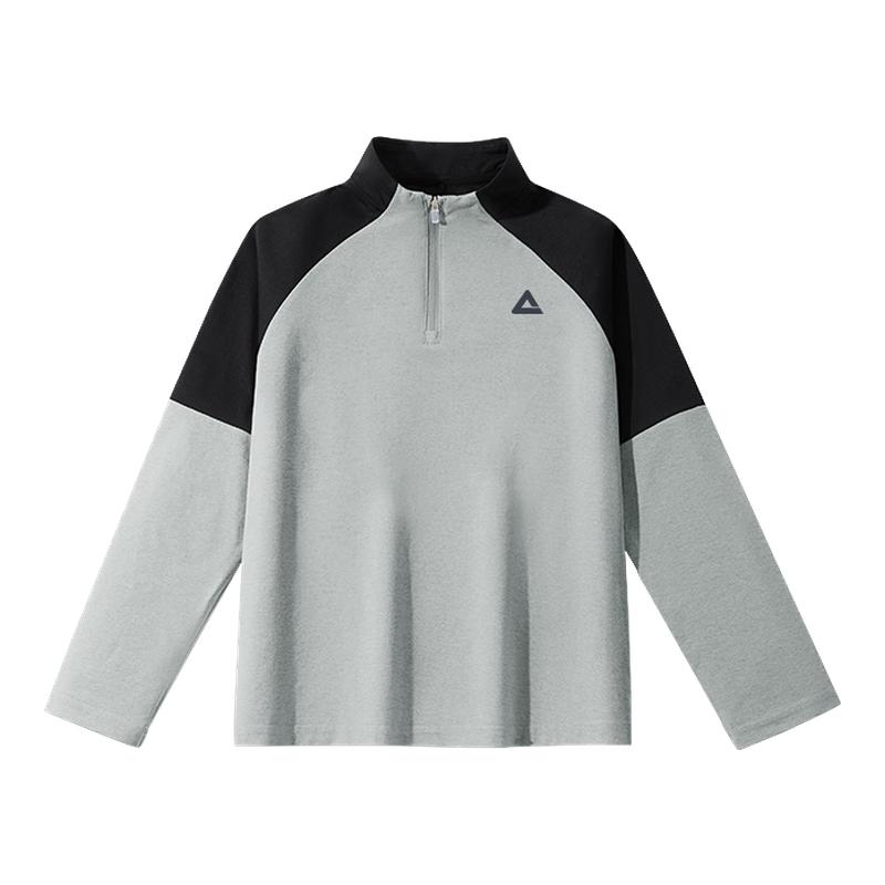 匹克童装男童长袖t恤秋冬款青少年训练服儿童速干衣篮球运动立领