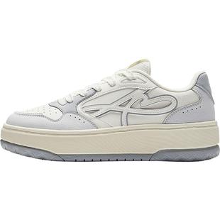 【关晓彤同款】安踏晴风丨厚底低帮板鞋女2025冬季新款增高运动鞋