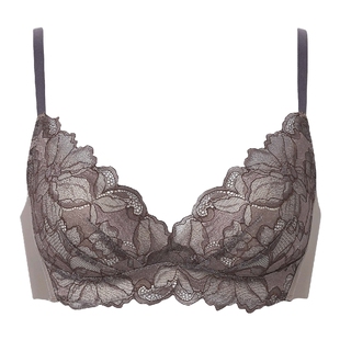 华歌尔Wacoal内衣女上托聚拢防下垂无痕美背可爱蕾丝无钢圈文胸罩