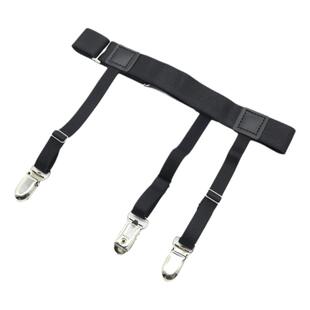 男女正装白领西服衬衣夹上衣防皱防溜出衬衫固定夹腿环防滑吊袜带