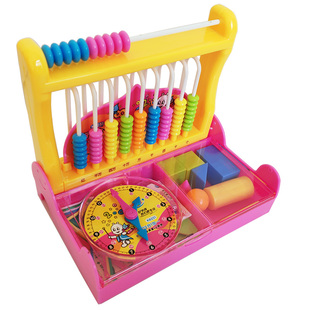 学具盒小学一二多功能年级上册套装几何图形数学教具计算架计数器