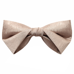 17Century浅咖卡其色领结煲呔蝴蝶结婚礼服新郎衬衫伴郎正装商务