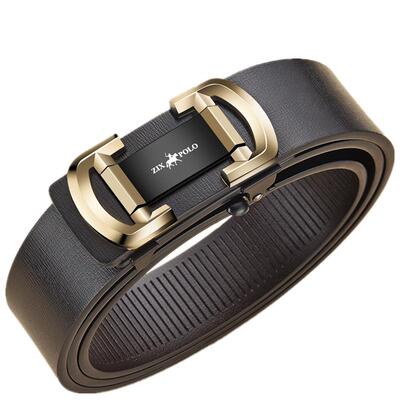 SSUR男纯牛皮腰带商务休闲