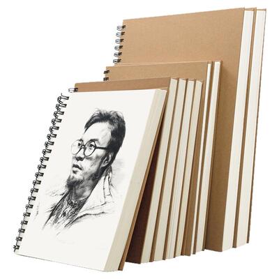 双面可用素描本加厚不透色