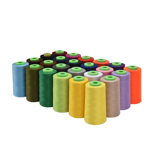 缝纫线手工线缝纫机402线彩色黑白手缝涤纶缝衣线衣服针线宝塔线