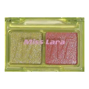 春日序曲！新生嫩芽绿色枝丫与浅粉色的海棠彩色双色眼影盘黄绿色