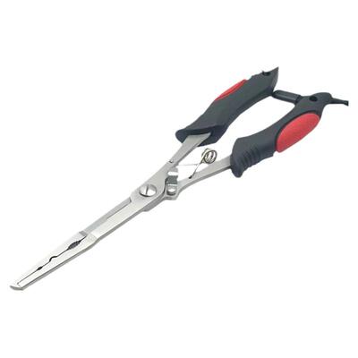 不锈钢路亚钳钓鱼钳加长歪嘴鱼线剪诱铒开环摘钩取鱼钩多功能钳子