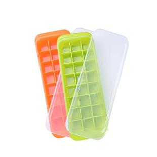 茶花制冰盒冰块模具冰格带盖冰箱冰块盒小冷冻盒制冰家用雪糕辅食