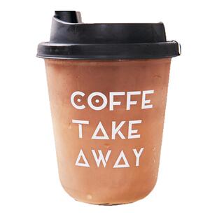 咖啡杯子一次性带盖高档精致透明外出携带饮料奶茶杯专用打包塑料