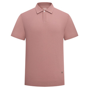 BONI/堡尼春夏新品商务净色Polo衫绵混纺休闲翻领T恤男LT229A42B