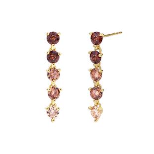 AGATHA/瑷嘉莎派对系列耳钉耳环琥珀流光女法式38礼物