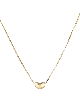 金色极简相思豆吊坠项链女轻奢