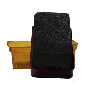 仁辉 炫丽新品加厚海绵擦皮鞋无色鞋蜡刷子 皮衣保养护理鞋油