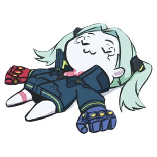 TLP反光贴 睡着的丽贝卡 Rebecca 赛博朋克 边缘跑手漆面玻璃贴纸