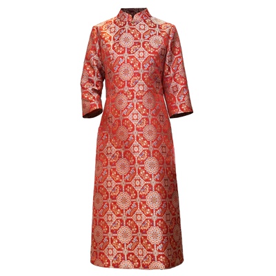 宋锦订婚礼服喜婆婆婚宴装