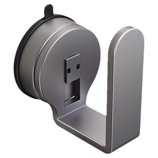 吸盘路由器放置架免打孔壁挂式插排固定支架光猫机顶盒托架置物架