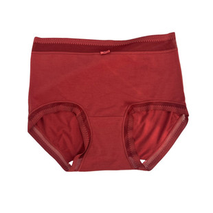 26马新款好运富贵花红内裤80S莫代尔蕾丝包臀中腰高弹本命年结婚