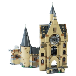 拼图拼搭75948哈利波特霍格沃茨钟楼打人柳城堡成人拼装中国积木