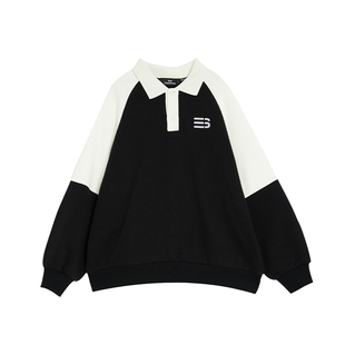 sunt童装卫衣2025春秋新款中大童男童休闲外套男孩宽松套头上衣潮