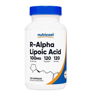 美国Nutricost右旋R-ALA硫辛酸R-Alpha Lipoic Acid 100mg120粒