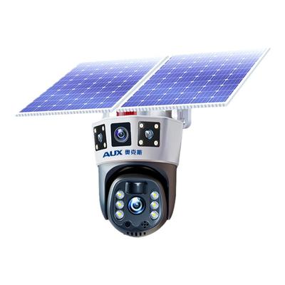 奥克斯太阳能摄像头监控户外360度无死角手机远程室外4G网络夜视