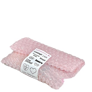 粉色爱心气泡袋小卡卡套礼品包装袋防震咕卡气泡膜气泡信封打包