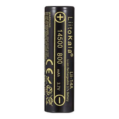liitokala  Lii-14A 14500 800mAh三元锂电池3.7V剃须刀冲牙器电