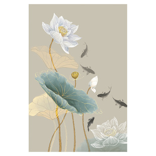 新中式柜子帘子免打孔衣柜防尘帘遮挡帘杂物遮丑帘滑轨式拉帘布帘