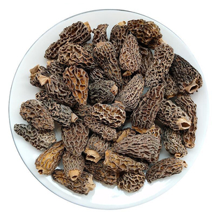 羊肚菌官方旗舰店 纯野生羊肚蘑 特等级羊肚茵 养肚菌 洋肚菌500g