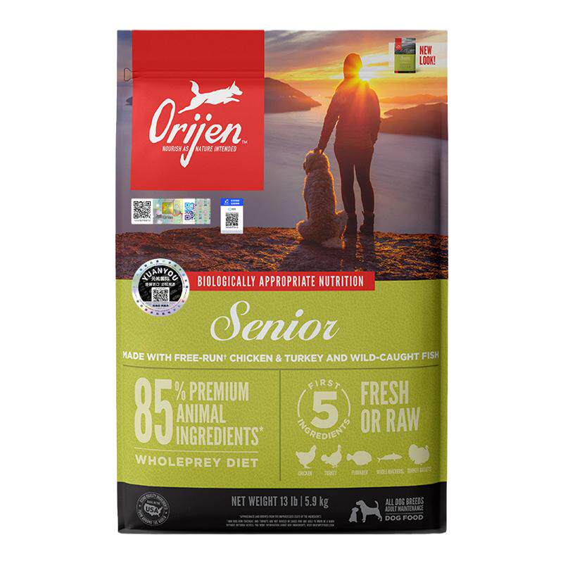 orijen渴望老年犬专用高龄狗粮