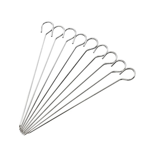 不锈钢烧鸭尾针鸭脖叉烧烧鹅尾针烤鸭缝尾针挂钩麻椒鸡封口针签子