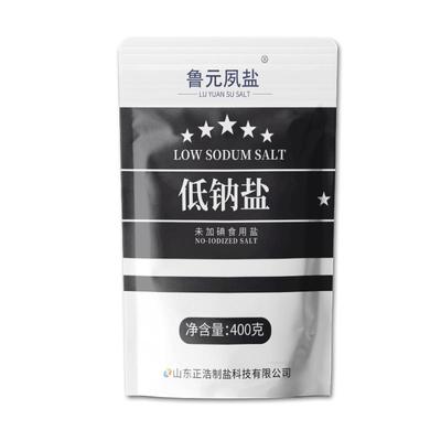 鲁元夙盐低钠食盐400g×6包