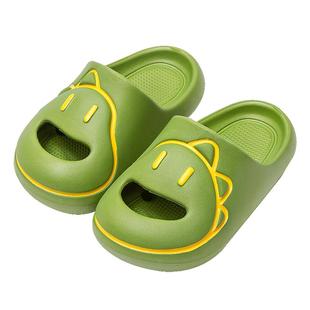 恐龙拖鞋儿童室内防滑静音男童女童夏宝宝家居家用可爱包头凉拖鞋