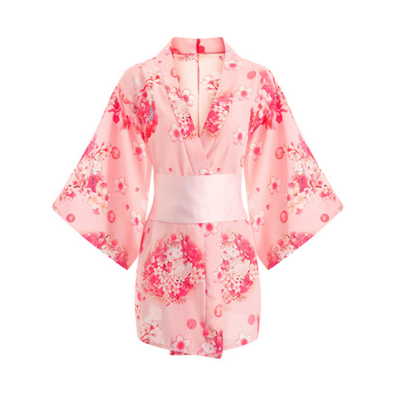 大码胖mm情趣和服诱惑成人内衣睡袍/浴袍