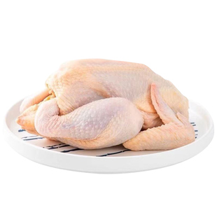 正宗安徽农家散养走地鸡三黄鸡整只土鸡新鲜现杀冷冻白条鸡童子鸡