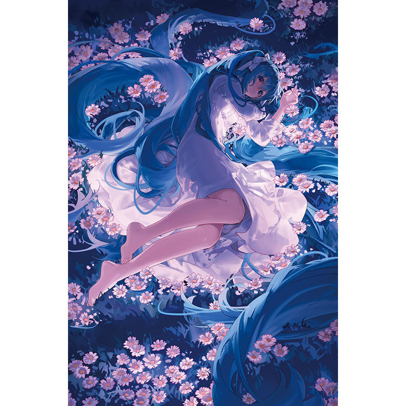 初音未来海报墙贴纸大张动漫二次元周边miku吧唧16周年女生房间