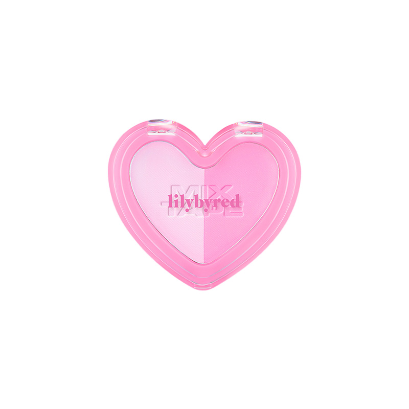 Lilybyred新款爱心双色腮红顺滑