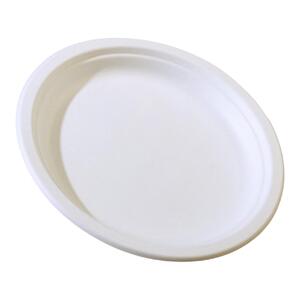 一次性白色纸盘幼儿园圆形纸盘子手工空白碟子烧烤蛋糕diy纸餐盘